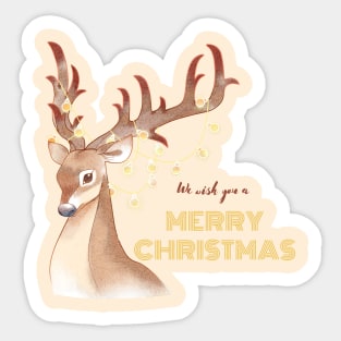 We Wish You A Merry Christmas Sticker